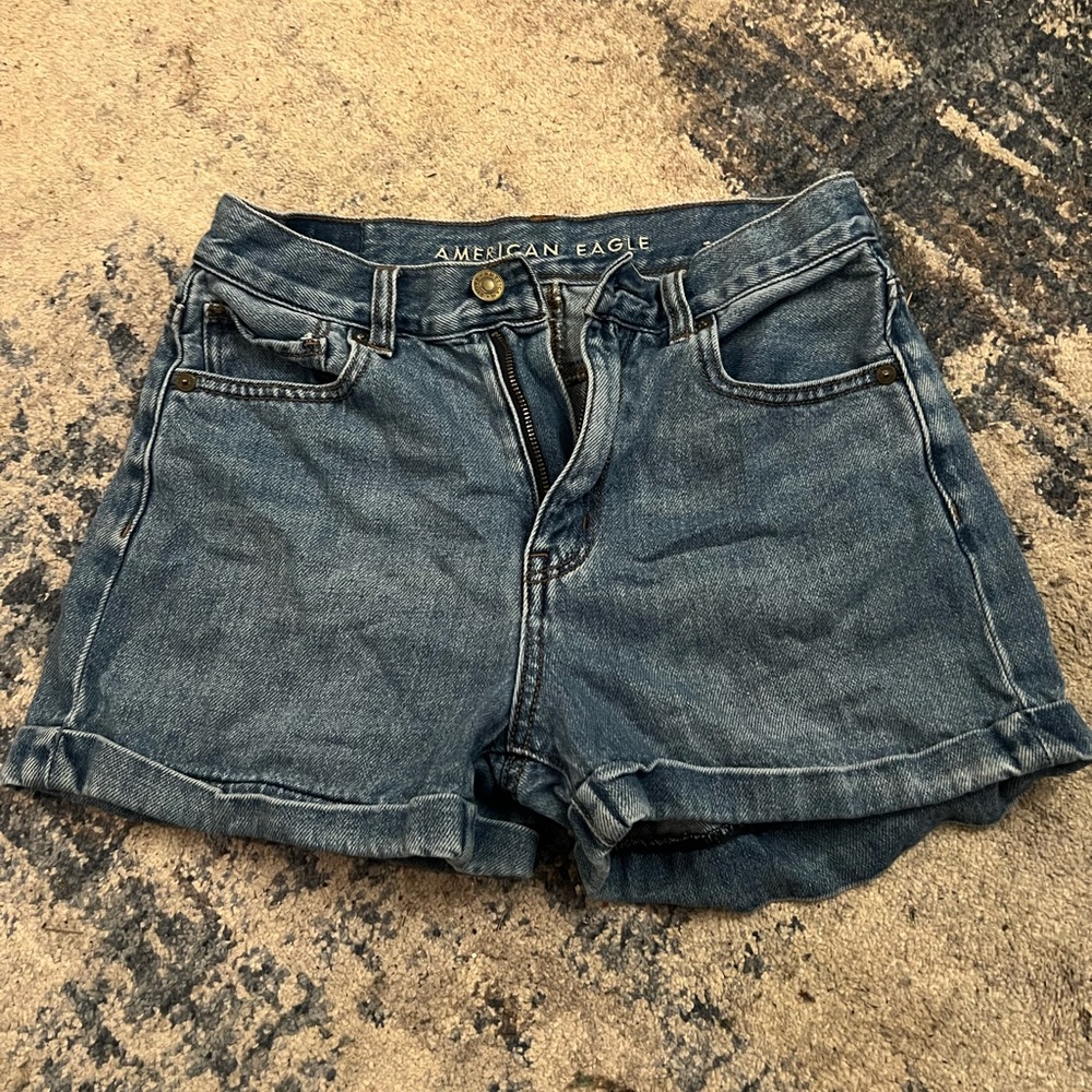 American Eagle Outfitters Blue Jean Shorts Classic Fit